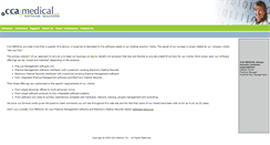 Desktop Screenshot of ccamedical.com